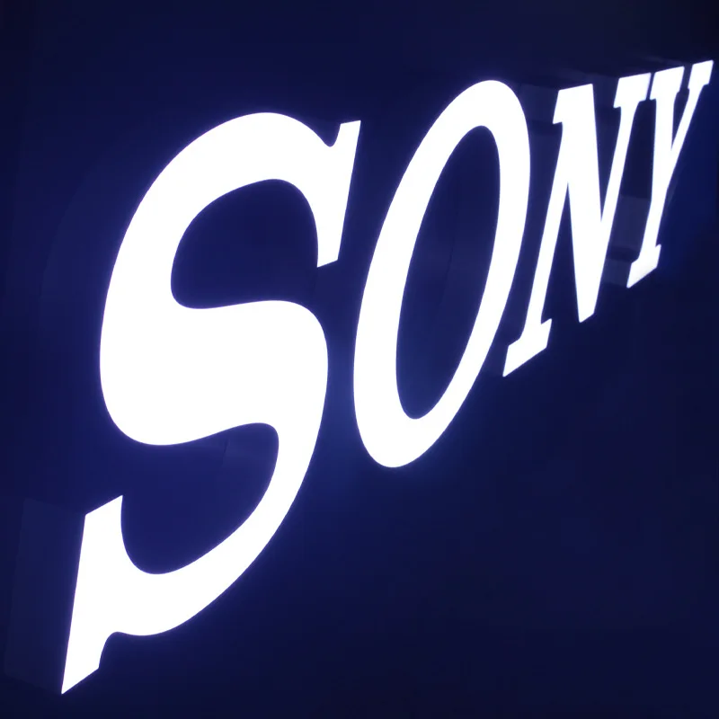 Led Sign Board 3D acrylic Custom Logo wall sign Led Outdoor Store door Sign electronic led illuminated Channel Letters