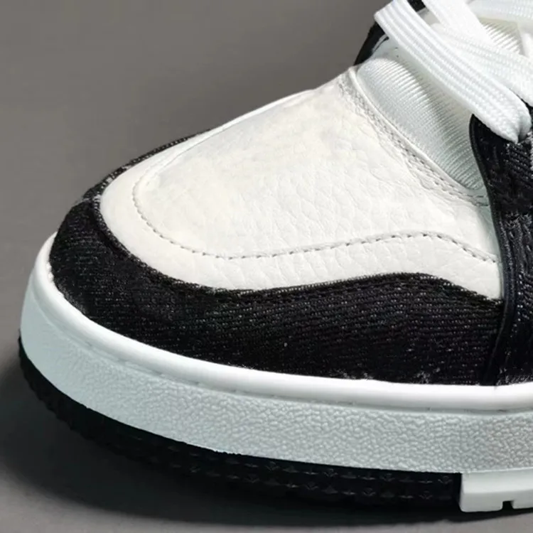 Luxury Brand Famous Trend Trainer Black Mesh Casual Walking Running Basketball Shoes for Men Women