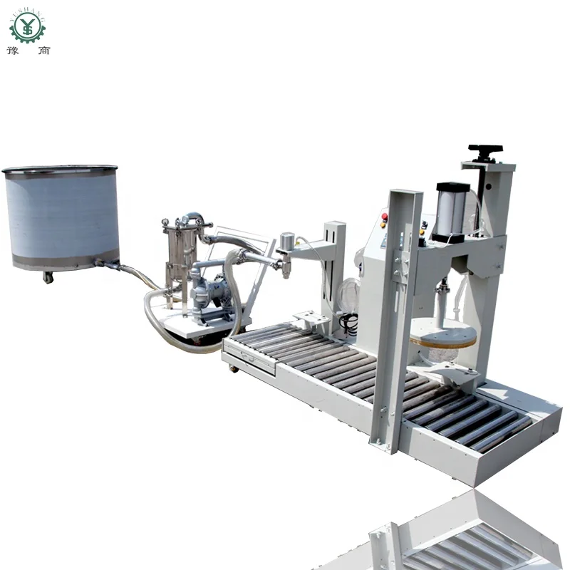 New type Liquid filling machine /liquid weighing paint packing filling machine/thinner curing agent putty paste varnish filli