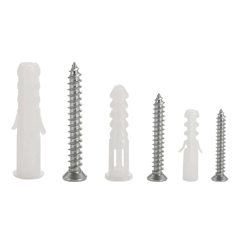 Горячая Распродажа, легко монтируемый расширительный гвоздь, настенная вилка, анкерные винтовые отверстия, заглушки, пластиковый расширительный болт