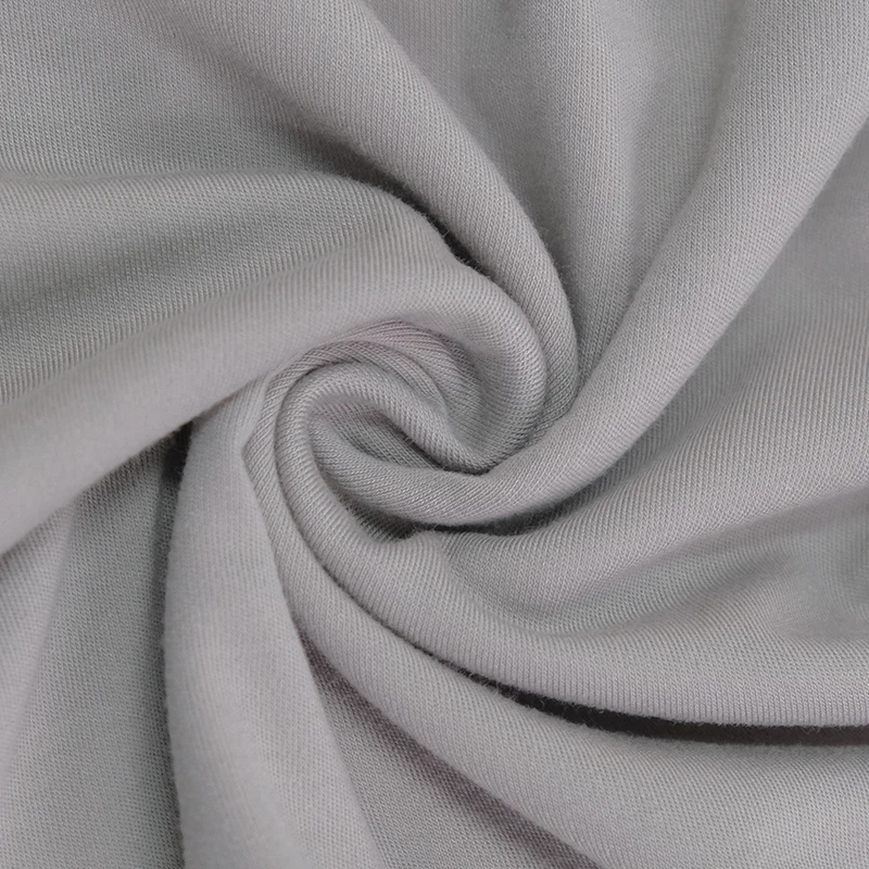 Wholesale 290gsm 86.8% Lyocell 13.2% SP natural and environmentally friendly tops and clothing