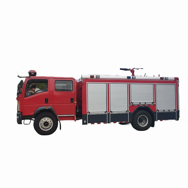 China Brand New Howo Standard Dimension 4x4 Fire Fighting Truck Price