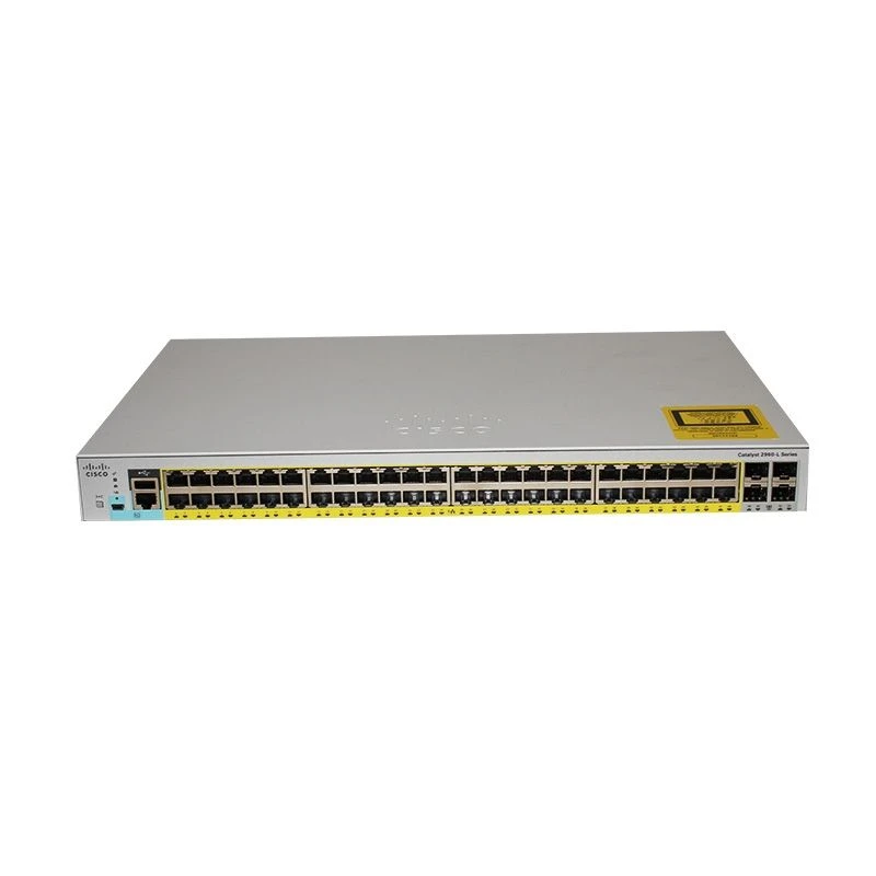 Cisco Switches Catalyst 2960 WS-C2960L-48PS-LL 48 port GigE with PoE 4 x 1G SFP LAN Lite