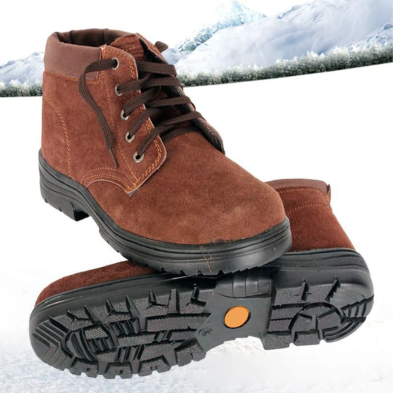 Welder plush, thickened, anti scalding, cold and warm winter lightweight work shoes