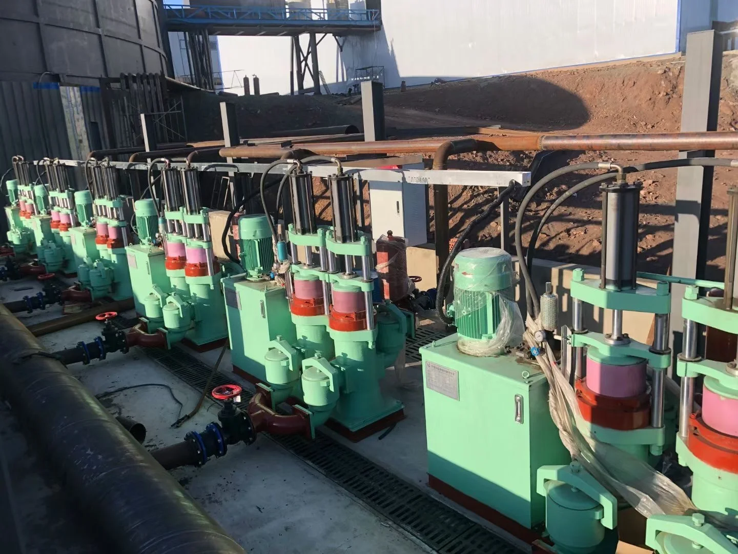 High Pressure YB Hydraulic Transmission Piston Pump Plunger Slurry Pump Filter Press Feeding Pump