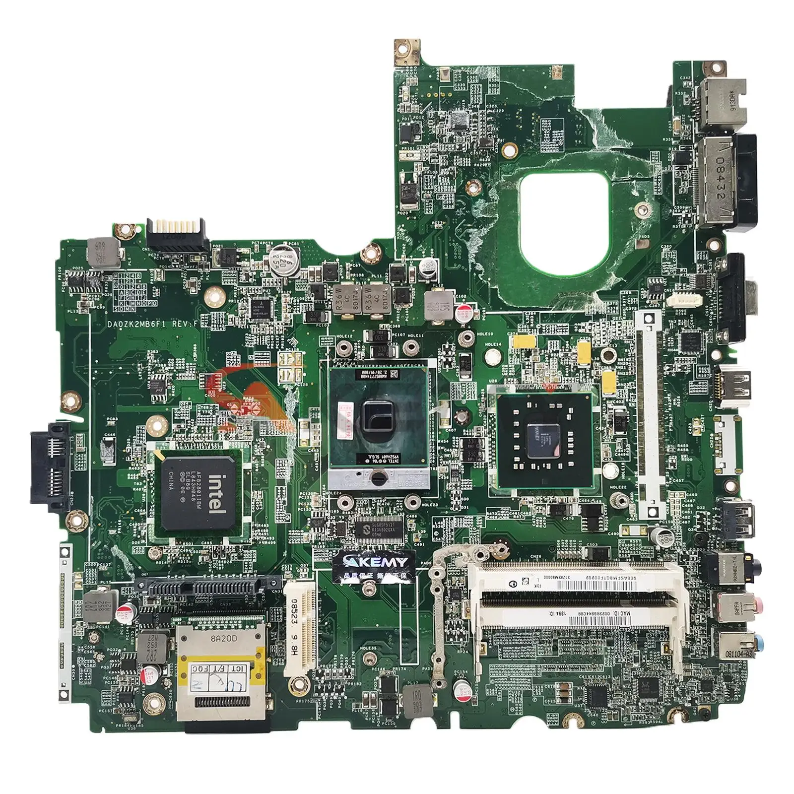 Материнская плата для ноутбука Acer Aspire 6930 6930G MBASR06002 DA0ZK2MB6F1 MBASR06001 MB.ASR06.001