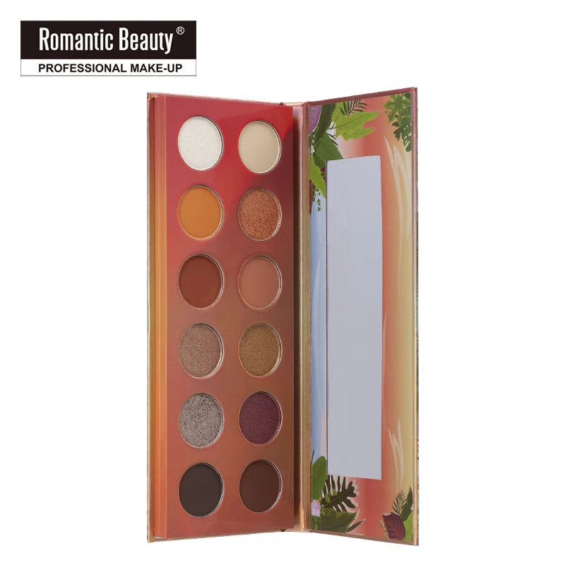 Vegan Makeup Glitter Eyeshadow Brush Palette 12 Ultramo Eyeshadow Palette