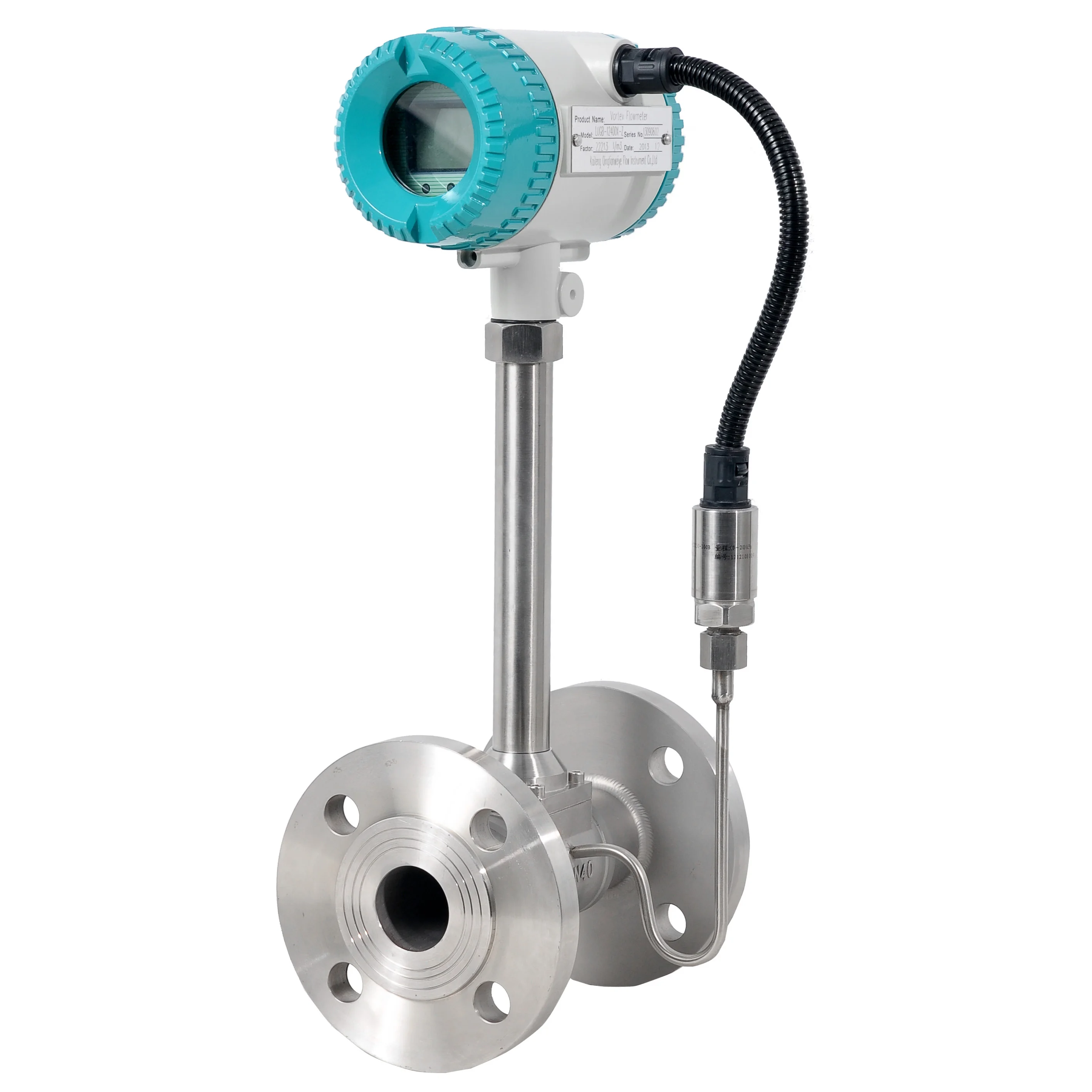 Good Quality OEM service gas air flowmeter vortex flow meter for water vortex flow meter with display