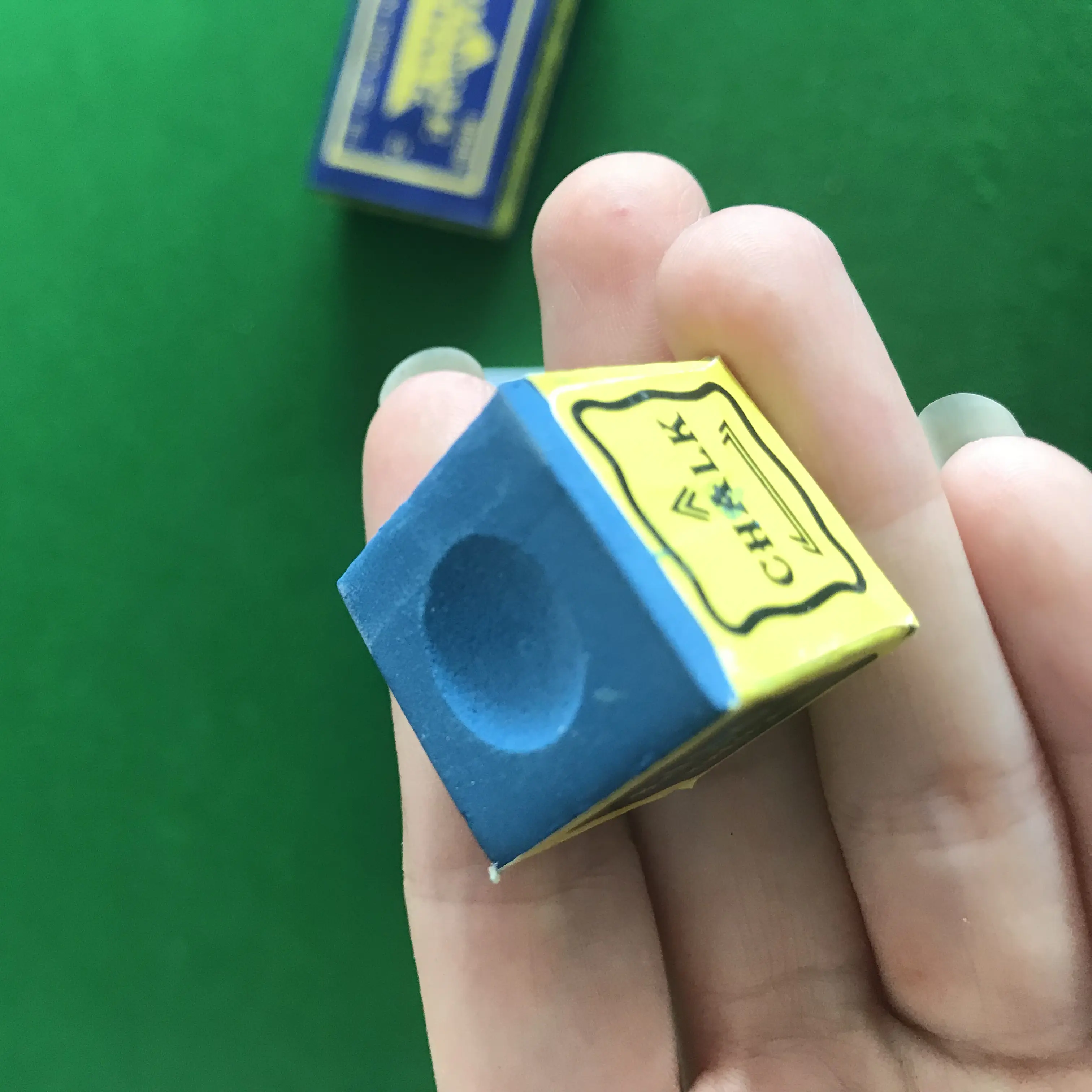 Nai Pin professional durable Billiards snooker Pool Cue Chalk for cue tips