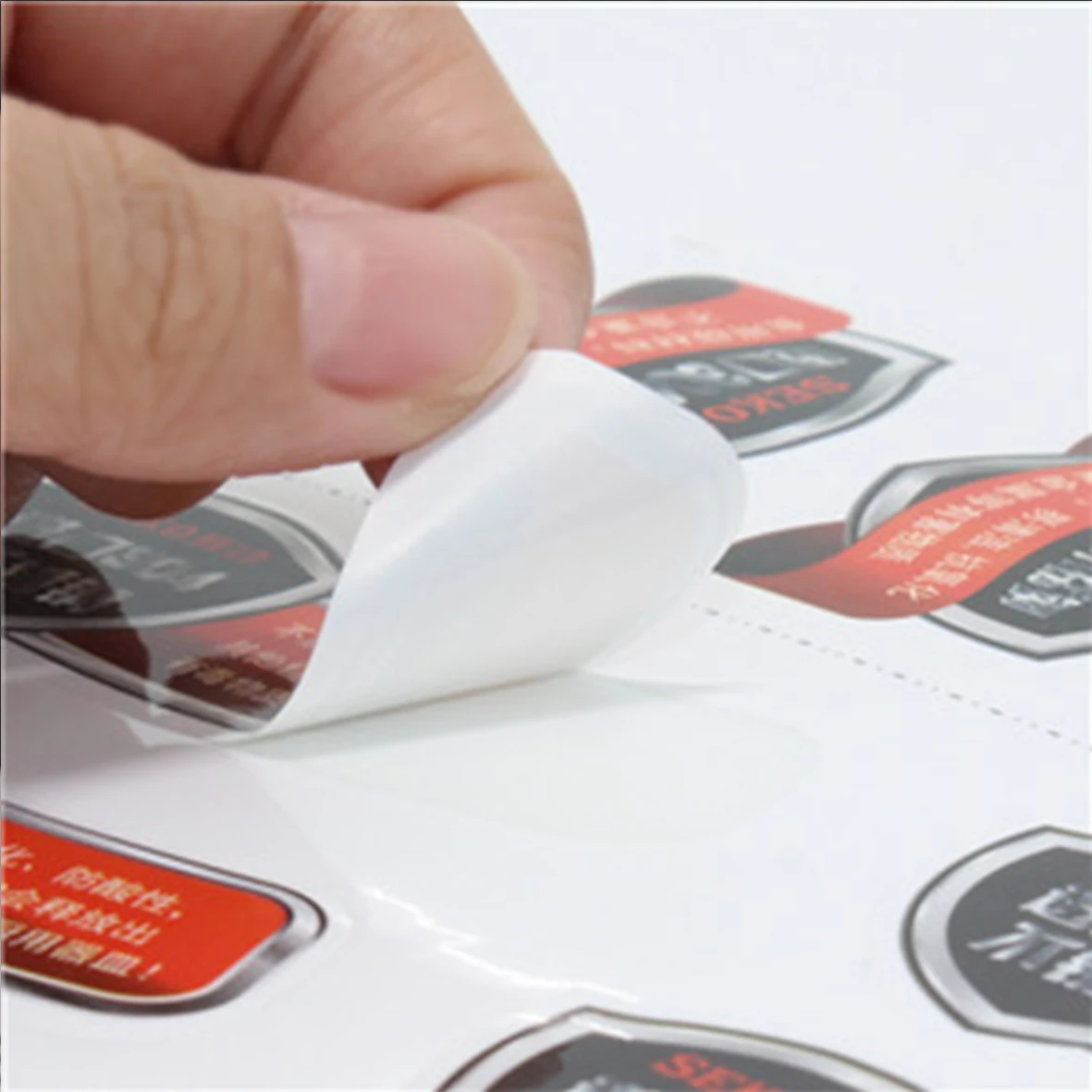 Custom Printing All Kinds Of Self Adhesive Label Stickers Transparent PVC Bottle Stickers