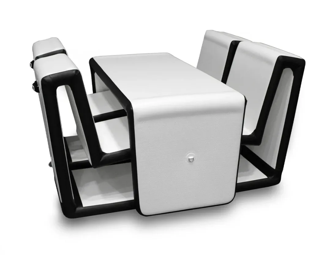 Durable Inflatable Furniture Portable Air Chair Air Desk Set For Camping