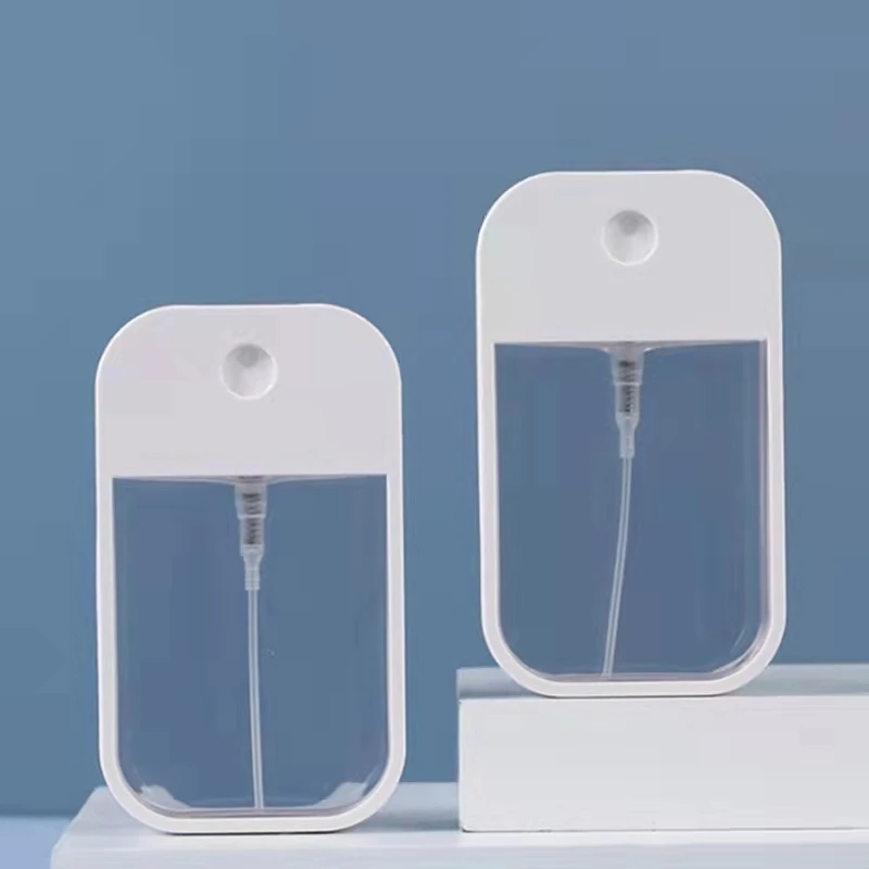 Luxury 50ml Empty Boston Square Clear Room Plastic Spray Bottle with Trigger Sprayer and Press Type for Cosmetic Packaging