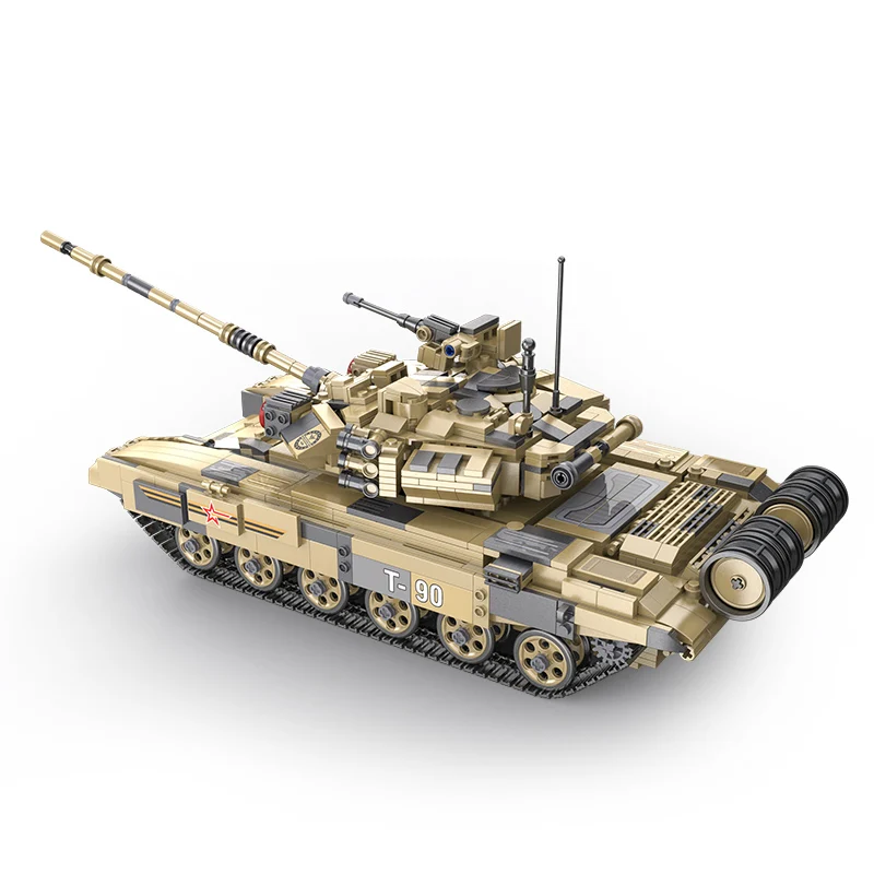 Cada C61003 T90 пластиковые Конструкторы для танка