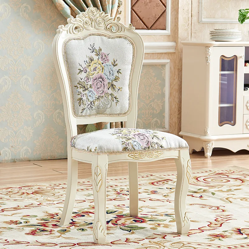Factory supply Used Hotel Dining Chairs Solid Wood Dining Chair European Style Chair