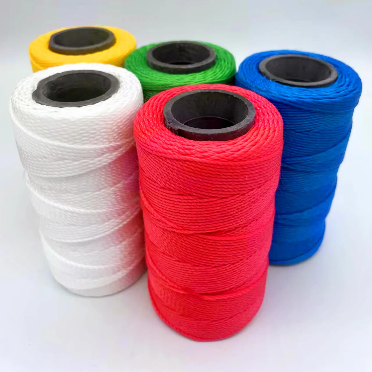 High Tenacity 210D 24ply 36ply Multi Color Thread For Fishing Nets Twisted  PP Multifilament Twine