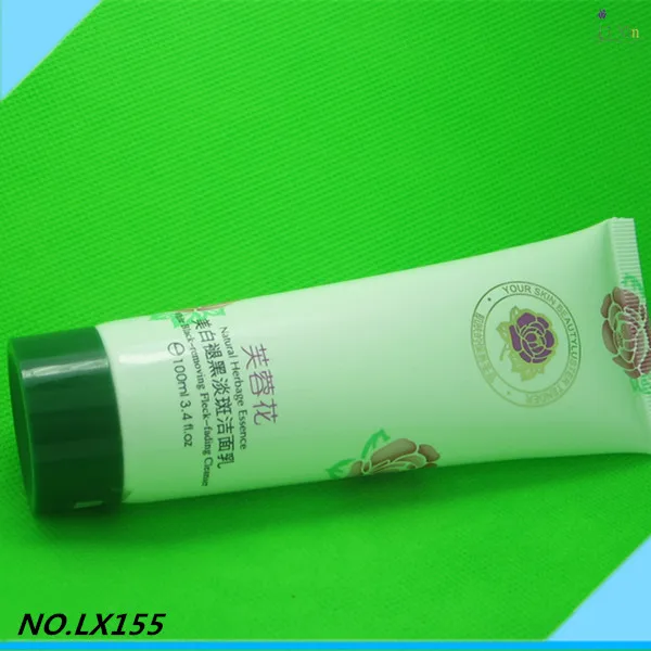 100ml Empty hand cream tubes cosmetic packaging ABL/PBL aluminum plastic laminated face cream tube with screw cap