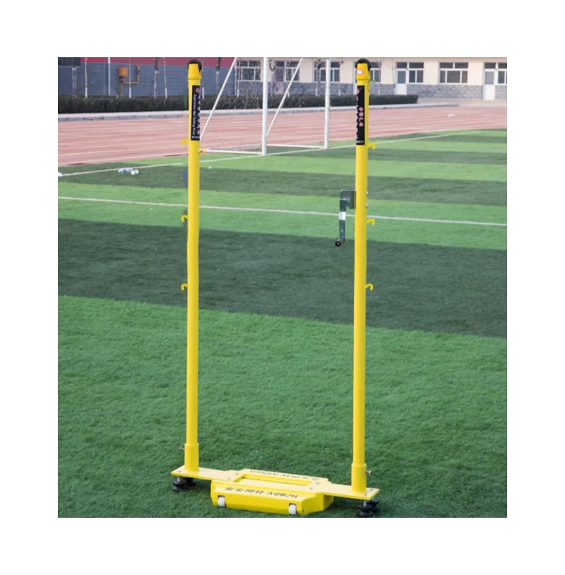 Double Column Badminton Pole Extendable All Cast Iron Standard Outdoor Badminton Post