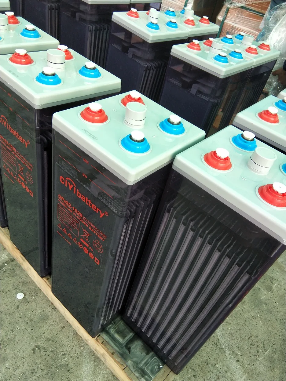 26 Years Quality Lead acid battery Tubular Plate OPZS Battery 2V 1000AH
