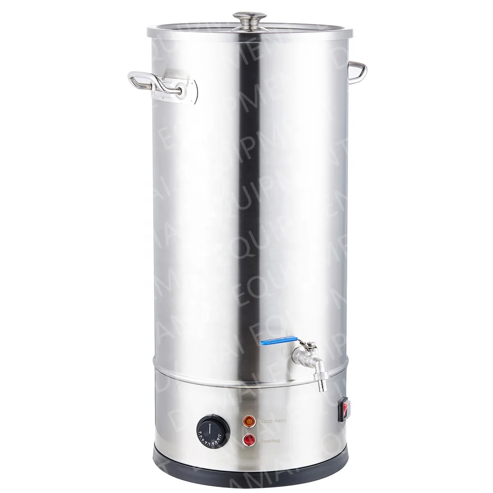 OEM ODM 25 40L Kitchen Brew Water Kettle Mini Beer Brewing Mash Tun Homebrew Craft Beer Equipment