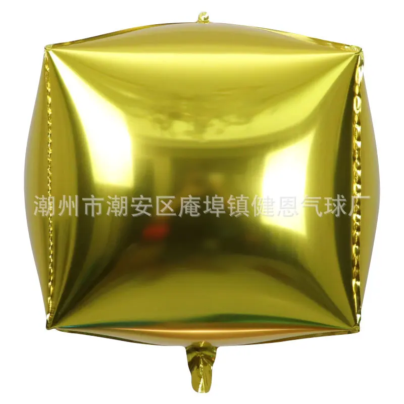 22 Inch 4D Cube Shape Globos Ballons Gonflables Helium Foil Advertisement Matte Balloons baby shower birthday Party Decoration