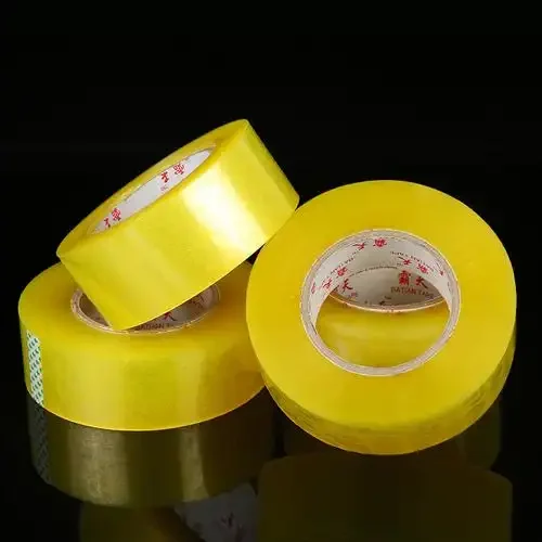 Factory Manufacturing High Quality BOPP Wrapping Tape Single Sided White Adhesive OPP Roll Strong Bond High Visibility