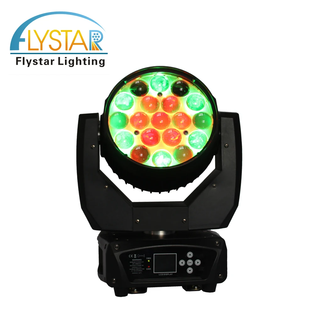 Pro light Mac Aura 19 шт. 15 Вт RGBW LED Wash Beam Zoom движущаяся