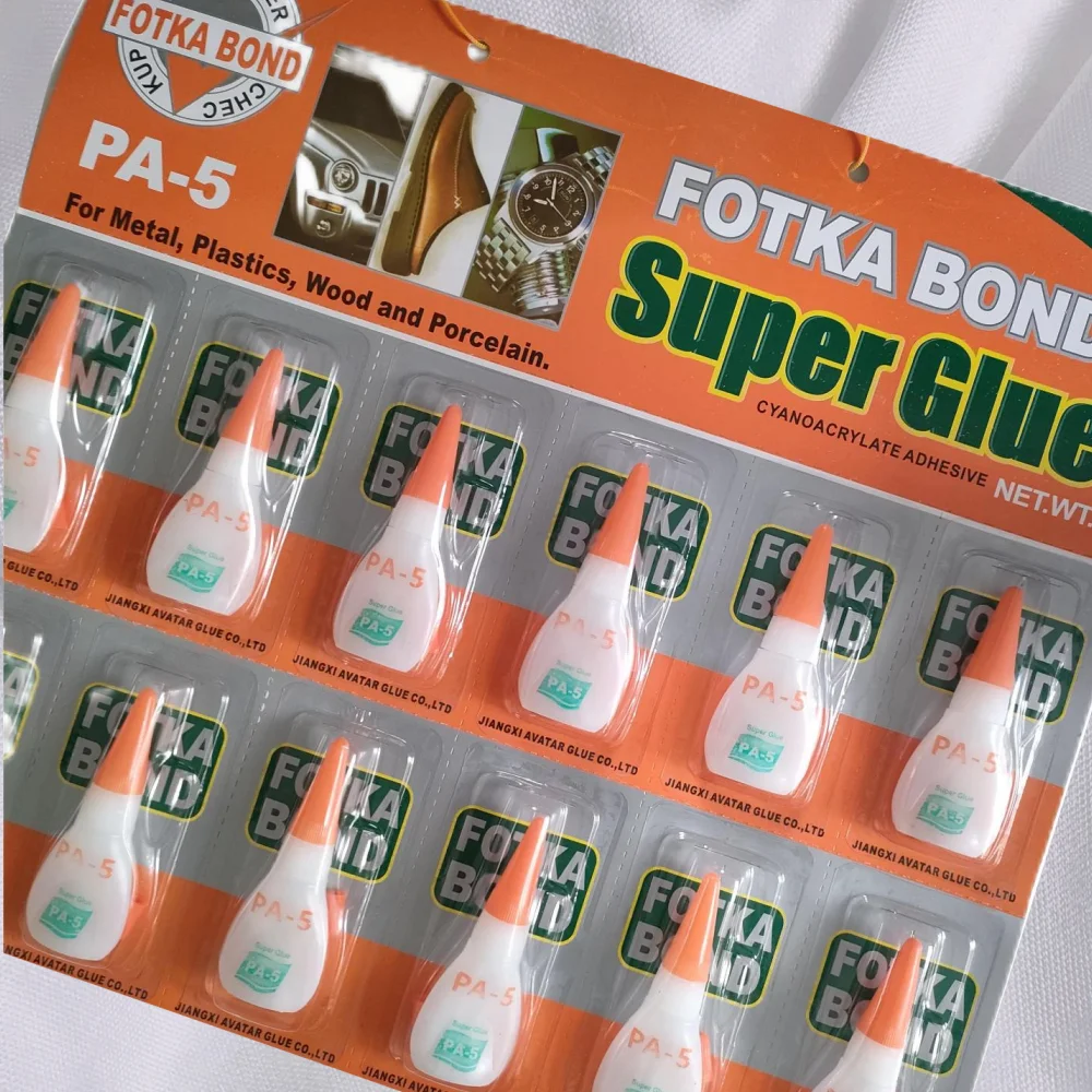 Factory Direct Sale Super Strong Glue For Firmly Stick Porcelain Plastic Cyanoacrylate Adhesive