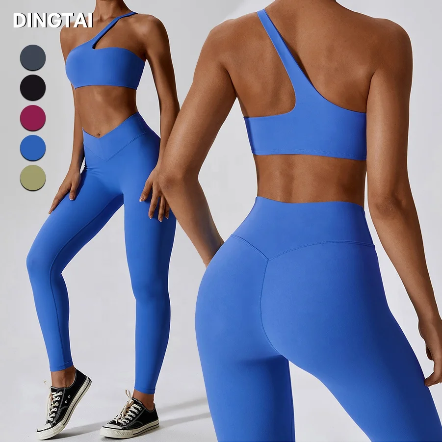 Dingtai High Quality Hot Sexy Girls Yoga Suit New Yoga Wear Workout Sportswear Gym Fitness Sets