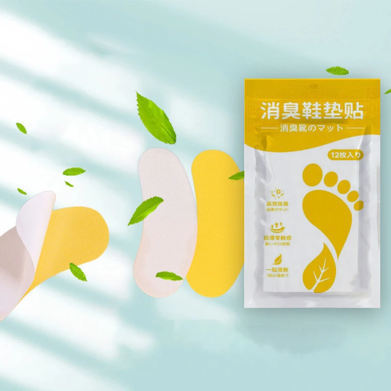 Shoe Deodorant Stickers Foot Odor Basketball Sport Shoes Fragrance Insoles Foot Soles Self-adhesive Palm Pad Deodorant Stickers