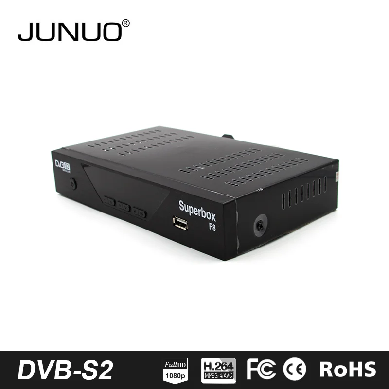 JUNUO Новый цифровой спутниковый ресивер DVB-S2 ТВ
