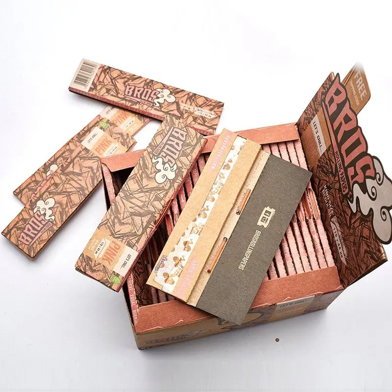 Индивидуальная цветная бумага 109*44 98*44 84*44 для курения с 33 листьями