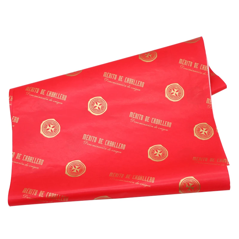 
Manufacturer Custom logo printed food wrap white kraft paper sheet greese proof paper tissue paper 