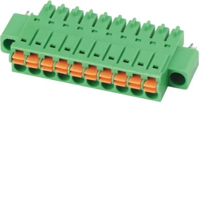 PCB Spring Pluggable Terminal Block Connector with nuts WJ15EDGKNM-3.81