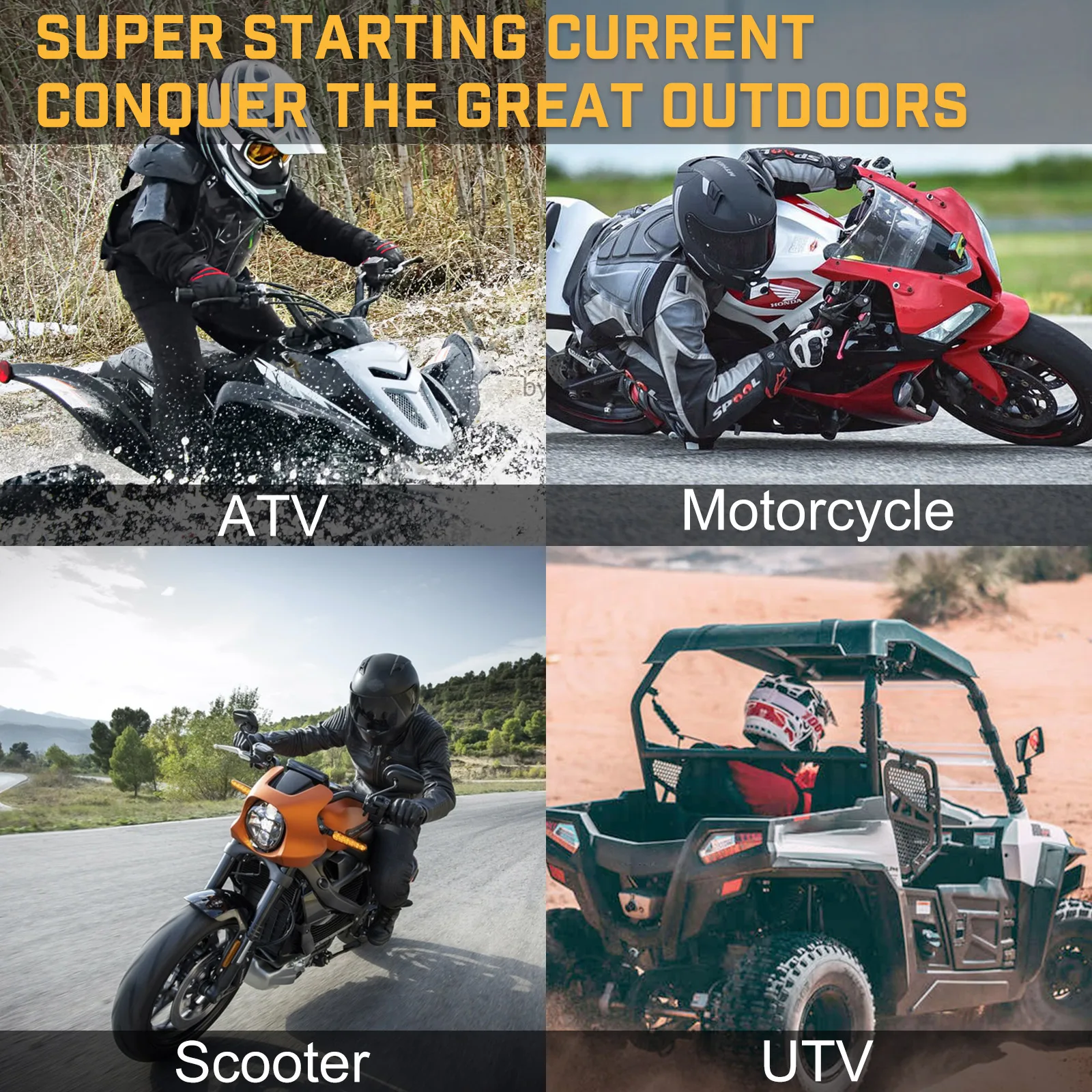 12v 8ah свинцово-кислотный Замена Lifepo4 мотоцикл аккумулятор для запуска двигателя для yamaha yxx12-bs/ytx1bs/ytx16-bs4