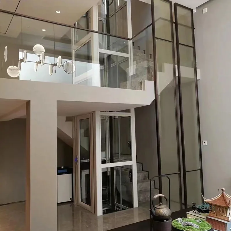 Hongyue Small Sightseeing Elevators, Home Elevators, Luxury Villa Elevators