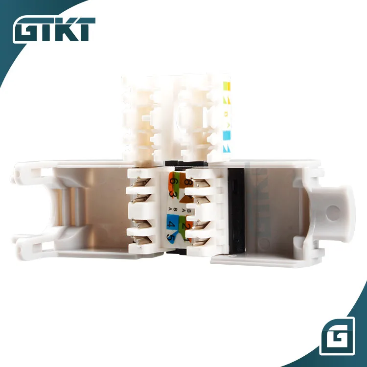  Модульный разъем RJ45 keystone jack UTP Cat6 10G 8P8C