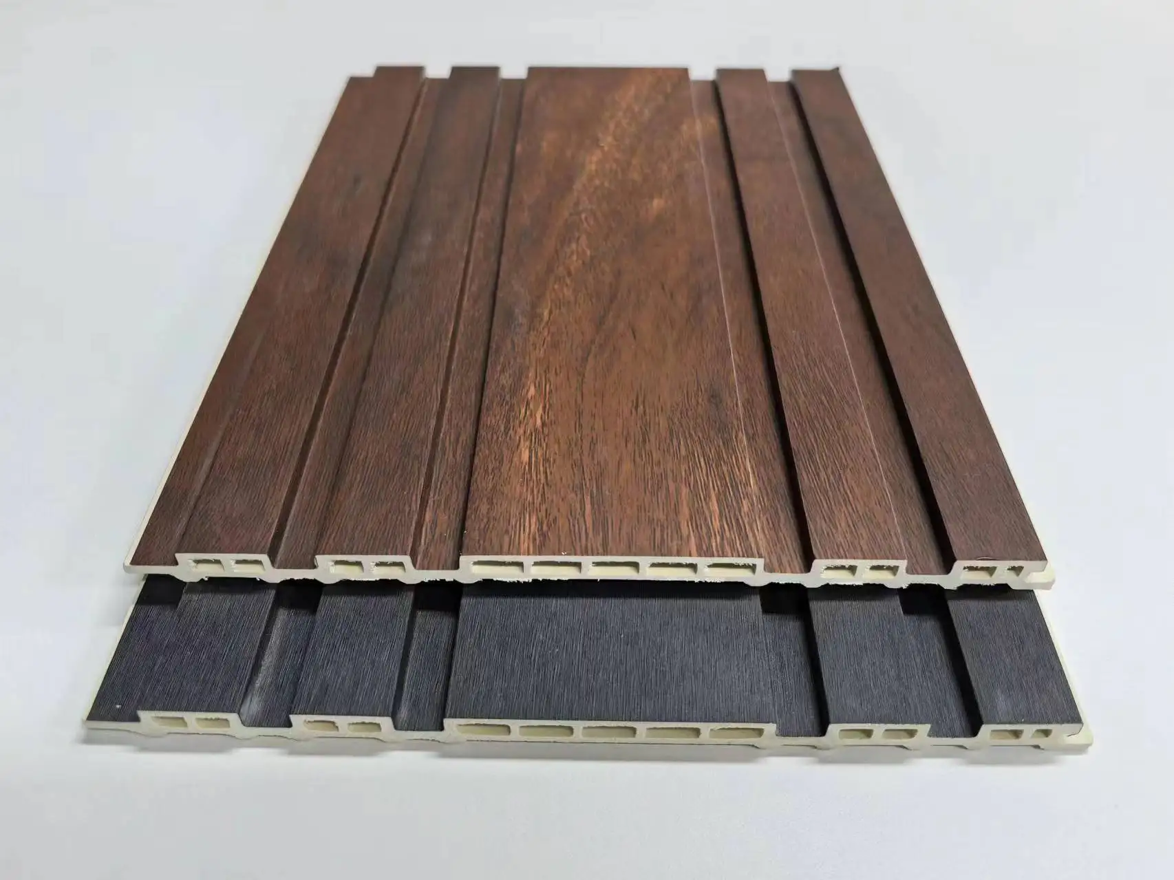 Popular Design WPC Wall Panel Interior PVC Marble Sheet slat Wall Clading WPC Wall Wallpaper Panels Fluted