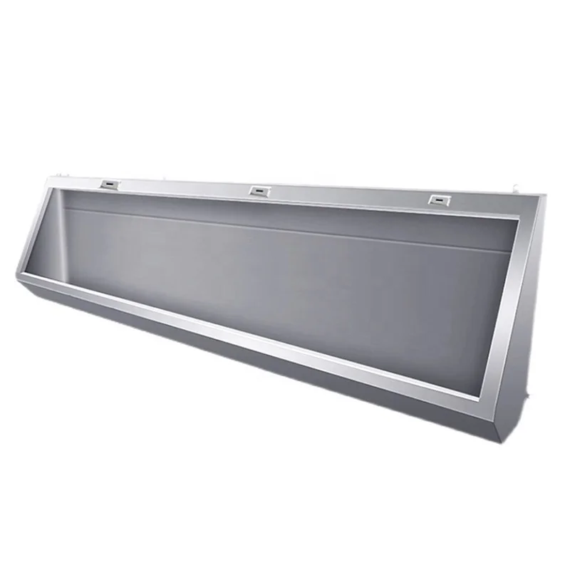 Malaysia customized anti-splash hospital school college floor standing sensor stainless steel male urinal