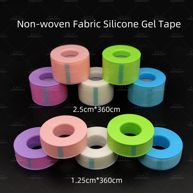 Professional Disposable Pink Breathable Adhesive Sticky Under Makeup Silicone Gel Extension Eyelash Tape Skin Lash Sensitive Eye