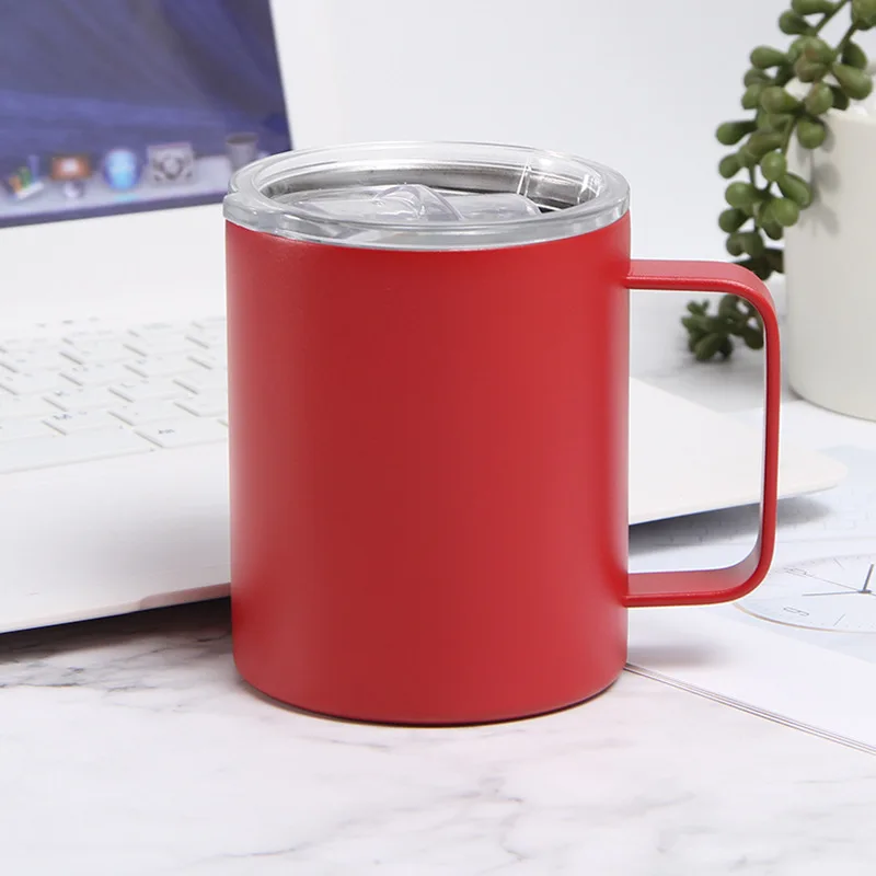 350ml Popular With Handle 304 Stainless Steel Collapsible Silicone Outdoor Sport Hot mugs