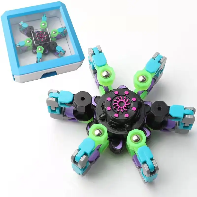 Amazon Hot sell Box Packing Toy  For Children Adult Stress Relief Fidget Spinners Sensory Fidget Gyro Toy