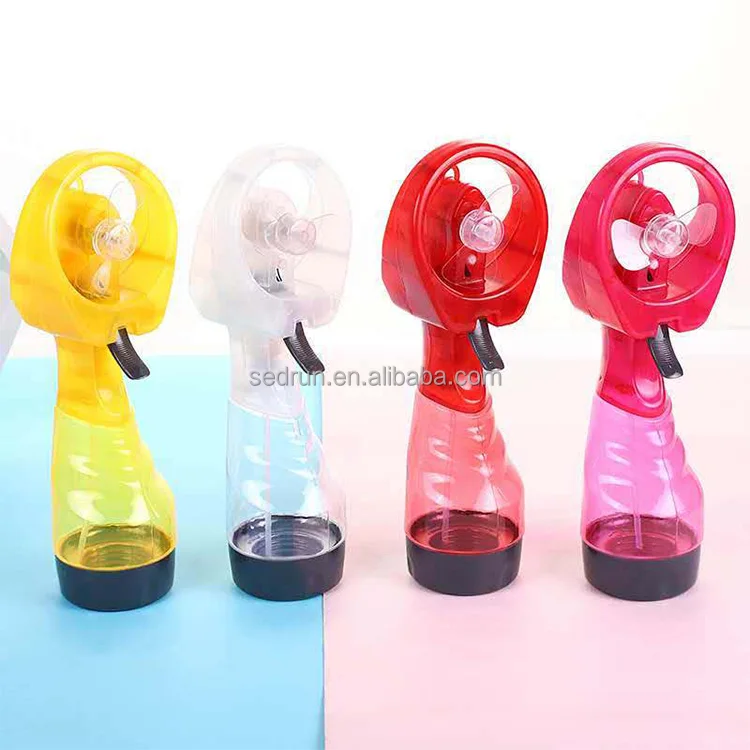 2022 Portable Air Cooler Outdoor Mini Water Spray Mist Fan for Battery Operated