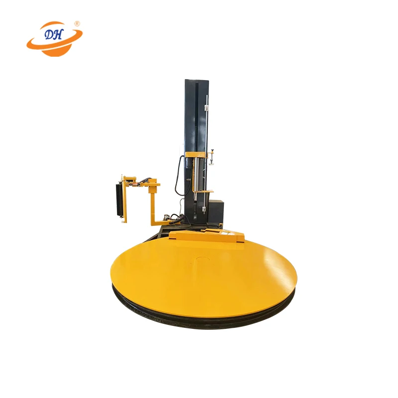 Fully Automatic Pallet Stretch wrapping machine plastic tea box wrap pallet wraps manufacturing machine