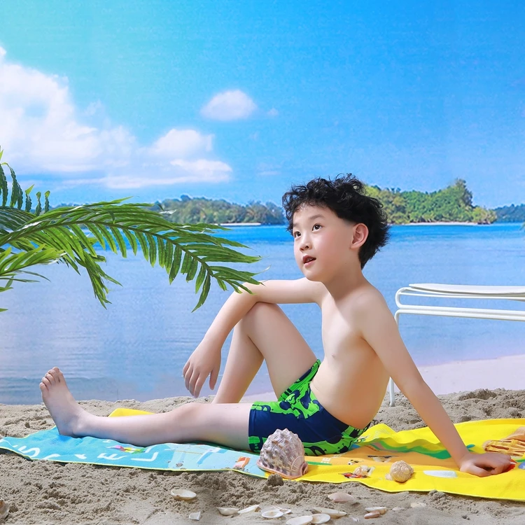 Лидер продаж, пляжное полотенце из микрофибры с принтом, мягкое пляжное полотенце