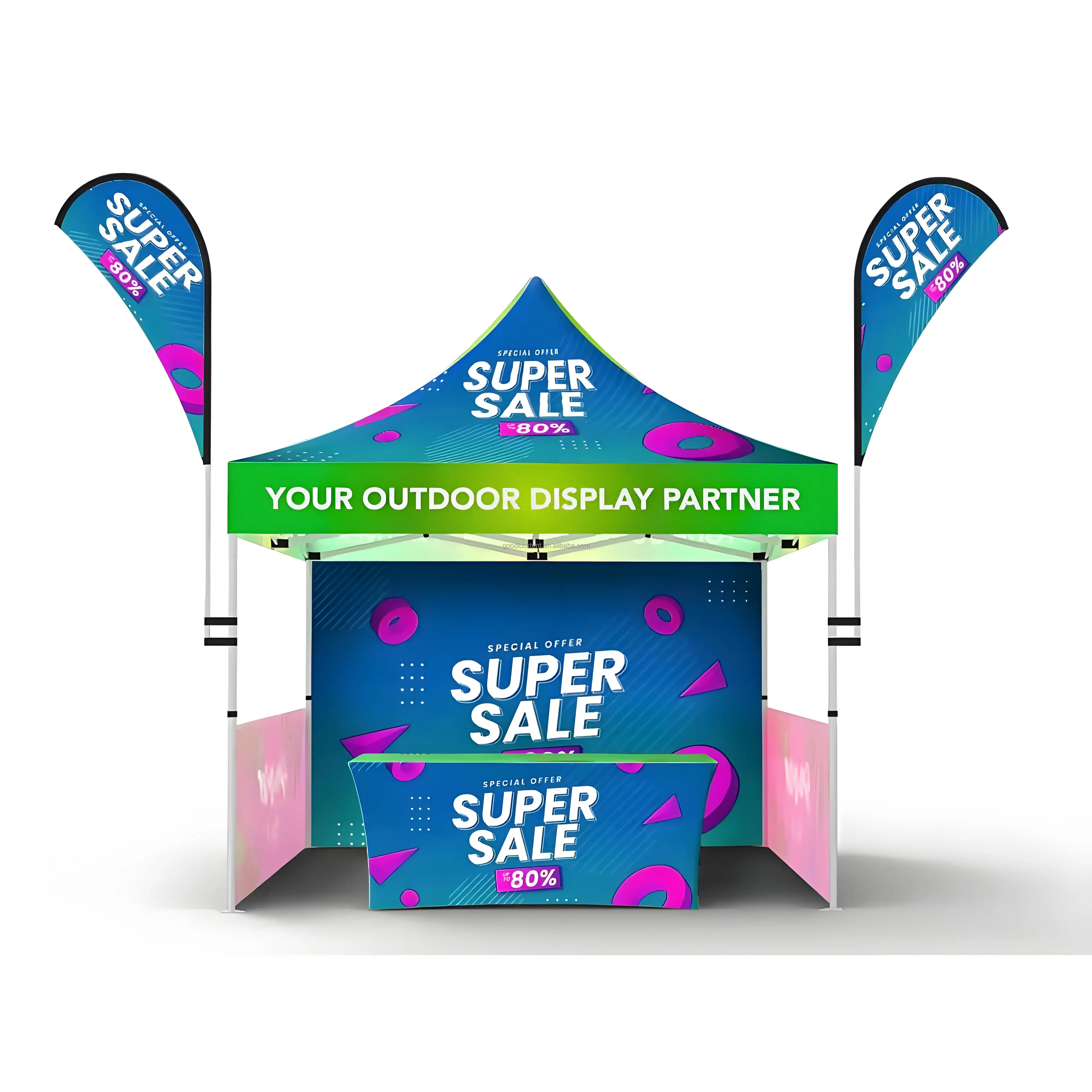 Goodluck easy folding tent pop up canopy tent 10x10 foldable canopy tent