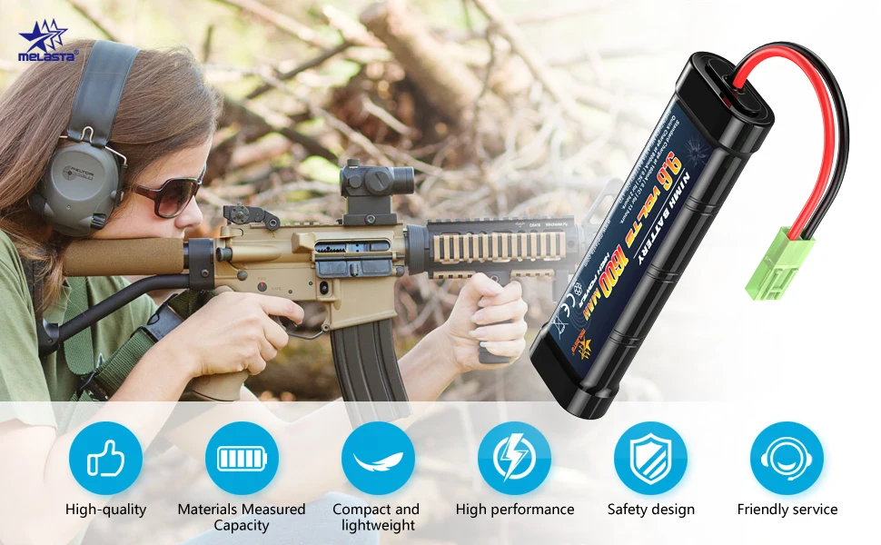 Melasta высокая скорость разряда 1600 мАч 9 6 В 10c Lipo батарея 8s перезаряжаемая литиевая для страйкбола
