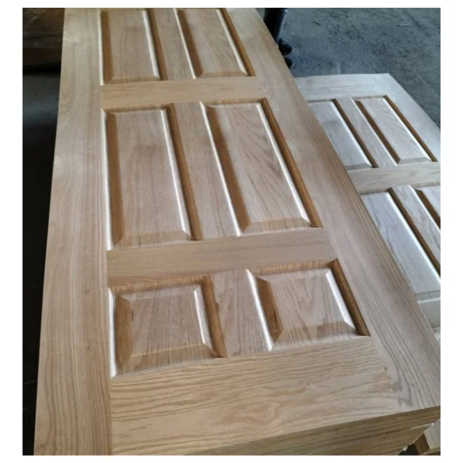 CONSMOS 3mm natural veneered HDF moulded door skin 2150mm length