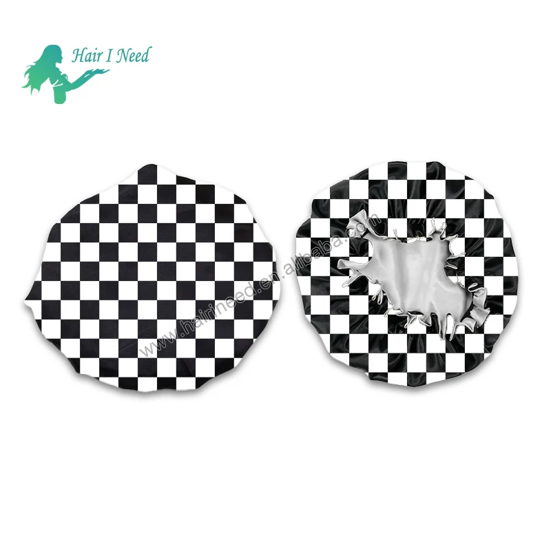 fast shipping women custom satin designer bonnet vendor with logo luxury