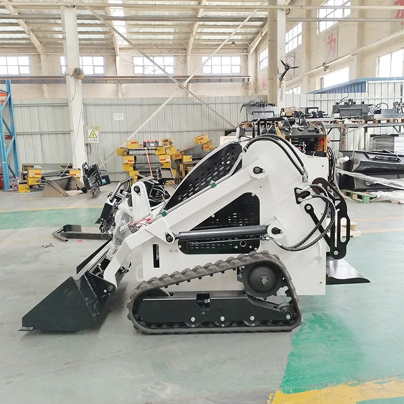 Factory supply Mini Diesel Skid Steer Loader 1-3Ton Load Capacity Front Backhoe Loader Engine Motor Includes Bucket