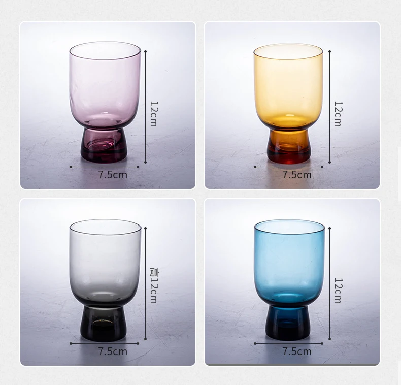high borosilicate glass coffee cup drinking water glasses for restaurant novelty high borosilicate glass cup